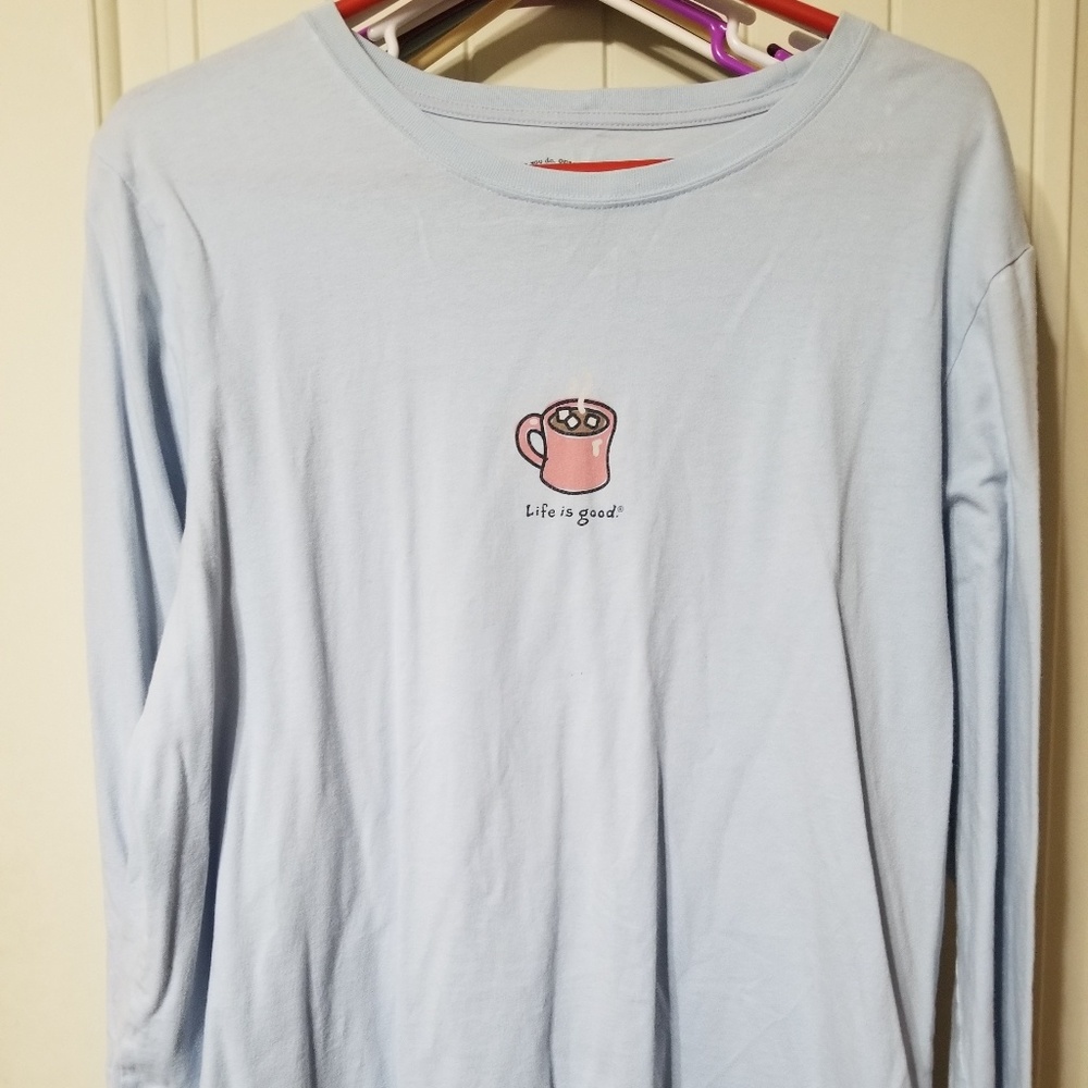 Xl life is good long sleeve tshirt